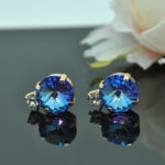 Auskari ar Swarovski Elements kristāliem VE-2838