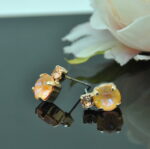 Auskari ar Swarovski Elements kristāliem VE-2837 - Image 2