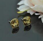 Auskari ar Swarovski Elements kristāliem VE-2885 - Image 2