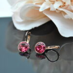 Auskari ar Swarovski Elements kristāliem VE-3325