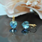 Auskari ar Swarovski Elements kristāliem VE-3378