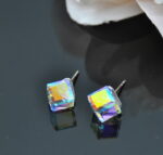 Auskari ar Swarovski Elements kristāliem VE-3346 - Image 2