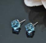 Auskari ar Swarovski Elements kristāliem VE-3348 - Image 2