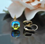 Auskari ar Swarovski Elements kristāliem VE-3395 - Image 2
