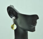Sudraba auskari ar Swarovski kristāliem SE-1115 - Image 2