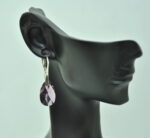 Sudraba auskari ar Swarovski kristāliem SE-1123 - Image 2