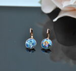 Auskari ar Swarovski Elements kristāliem VE-3537