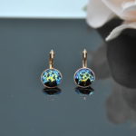 Auskari ar Swarovski Elements kristāliem VE-3540