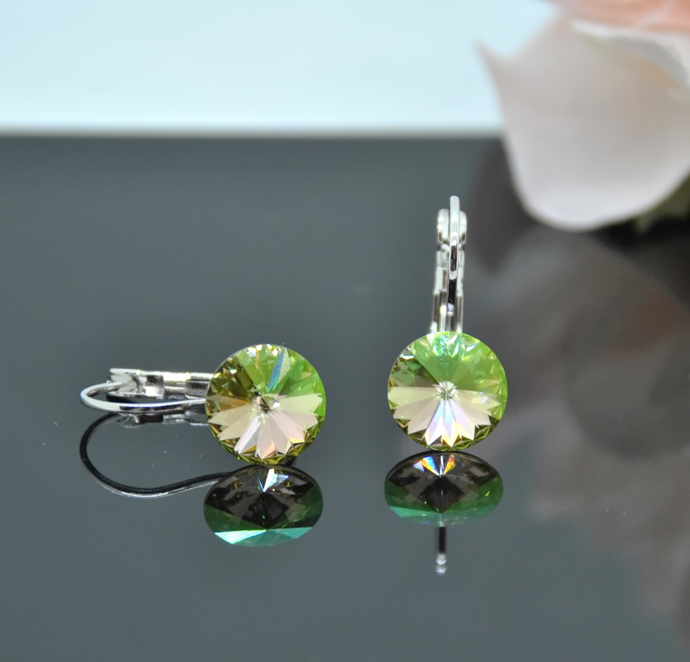 1 Auskari ar Swarovski Elements kristāliem VE-3453 - Image 1