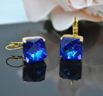 Auskari ar Swarovski Elements kristāliem VE-3497