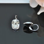 Auskari ar Swarovski Elements kristāliem VE-3438 - Image 2
