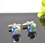 Aproču pogas ar Swarovski Elements kristāliem VG-2036