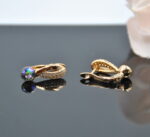 Auskari ar Swarovski Elements kristāliem VE-3631 - Image 2