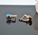 Auskari ar Swarovski Elements kristāliem VE-3633 - Image 2