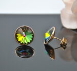 Auskari ar Swarovski Elements kristāliem VE-3618 - Image 2