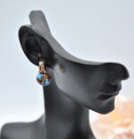 Auskari ar Swarovski Elements kristāliem VE-3633 - Image 3