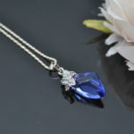 Sudraba kulons ar Swarovski kristāliem SP-1036