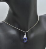 Sudraba kulons ar Swarovski kristāliem SP-1036 - Image 2