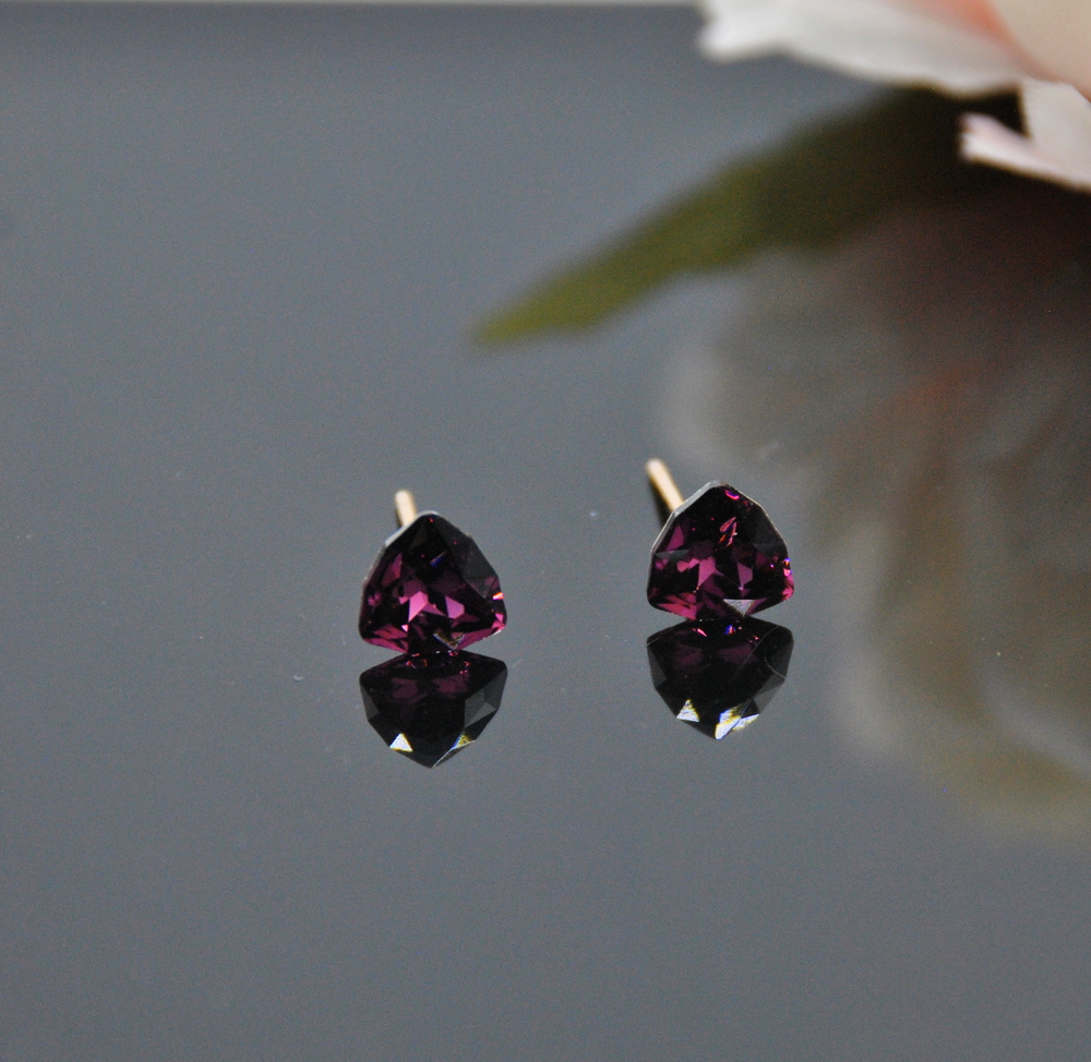 Auskari ar Swarovski Elements kristāliem VE-3658
