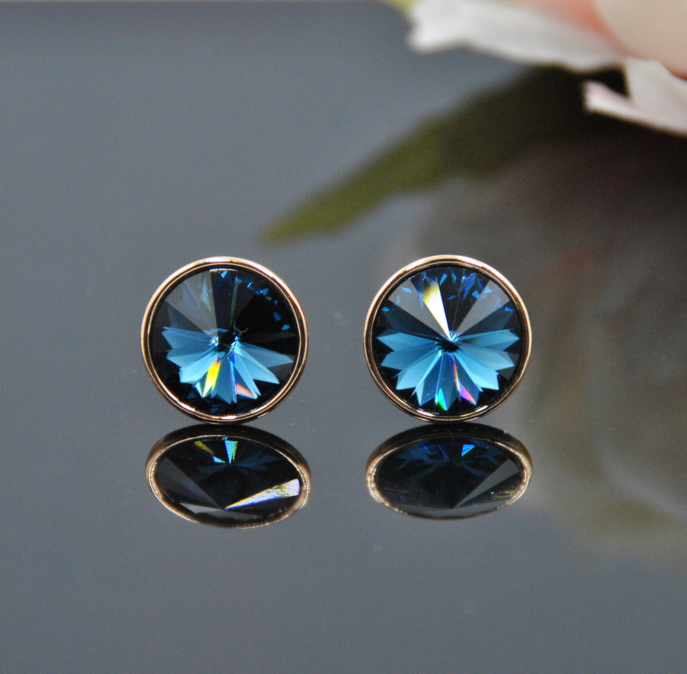 1 Auskari ar Swarovski Elements kristāliem VE-3667 - Image 1