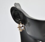 Auskari ar Swarovski Elements kristāliem VE-3673 - Image 2
