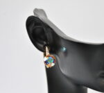 Auskari ar Swarovski Elements kristāliem VE-3682 - Image 2