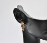Auskari ar Swarovski Elements kristāliem VE-3683 - Image 2