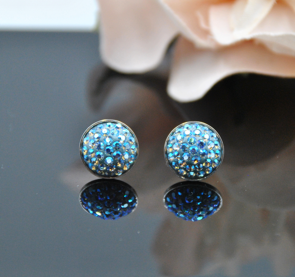 Auskari ar Swarovski Elements kristāliem VE-3803