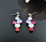 Auskari ar Swarovski Elements kristāliem VE-3809