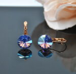 Auskari ar Swarovski Elements kristāliem VE-3700