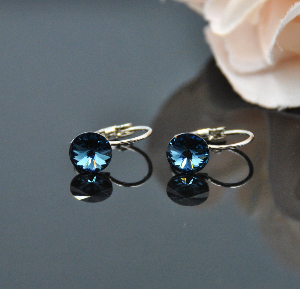 Auskari ar Swarovski Elements kristāliem VE-3716