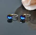 Auskari ar Swarovski Elements kristāliem VE-3717