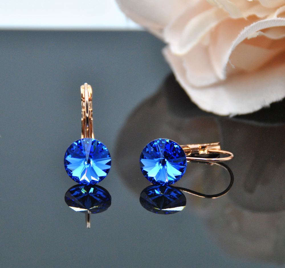 1 Auskari ar Swarovski Elements kristāliem VE-3728 - Image 1
