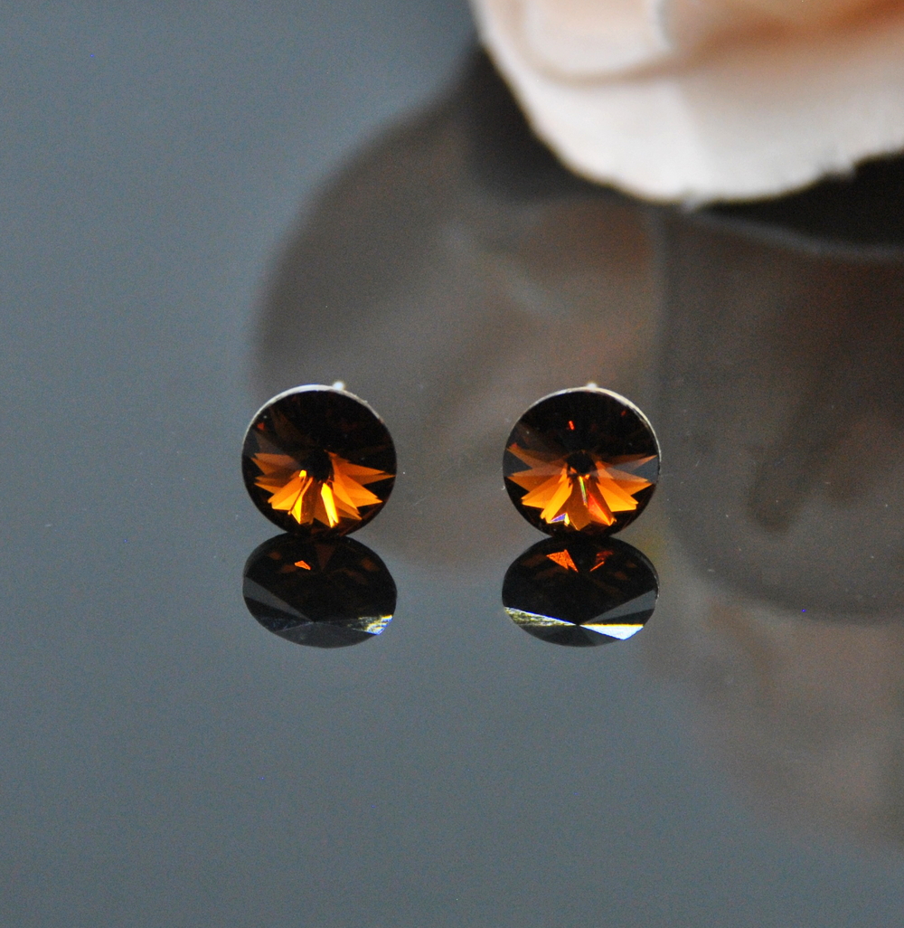 Auskari ar Swarovski Elements kristāliem VE-3735