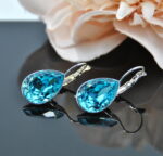 Auskari ar Swarovski Elements kristāliem VE-3775