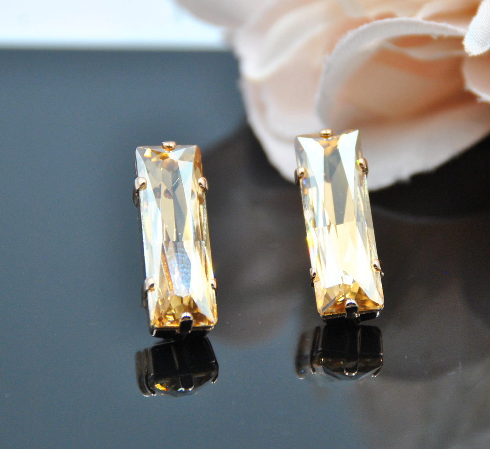 1 Auskari ar Swarovski Elements kristāliem VE-3777 - Image 1