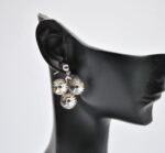 Auskari ar Swarovski Elements kristāliem VE-3796 - Image 2