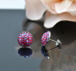 Auskari ar Swarovski Elements kristāliem VE-3804 - Image 2