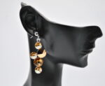 Auskari ar Swarovski Elements kristāliem VE-3805 - Image 2