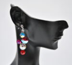 Auskari ar Swarovski Elements kristāliem VE-3809 - Image 2