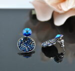 Auskari ar Swarovski Elements kristāliem VE-3816 - Image 2