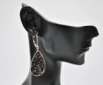 Auskari ar Swarovski Elements kristāliem VE-3819 - Image 2