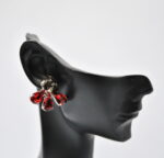 Auskari ar Swarovski Elements kristāliem VE-3822 - Image 2