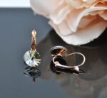 Auskari ar Swarovski Elements kristāliem VE-3727 - Image 2