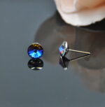 Auskari ar Swarovski Elements kristāliem VE-3742 - Image 2