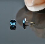 Auskari ar Swarovski Elements kristāliem VE-3743 - Image 2