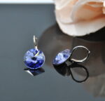 Auskari ar Swarovski Elements kristāliem VE-3703 - Image 2