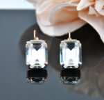 Auskari ar Swarovski Elements kristāliem VE-3767 - Image 2