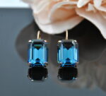 Auskari ar Swarovski Elements kristāliem VE-3772 - Image 2