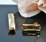 Auskari ar Swarovski Elements kristāliem VE-3777 - Image 2